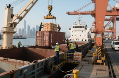 干散貨船賦能零食進(jìn)出口跨國(guó)海運(yùn)